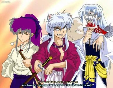  InuYasha Sesshomaru Kyo Yuki Hatori. :0 there's way more. It was hard to decide on the last 2... Oh well! xD i chose my two fave boys in the world!