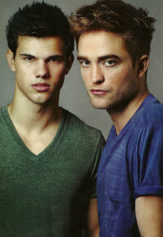  Taylor and Rob. Still in Teen-Tween hit 映画 the Twilight saga. Team Edward