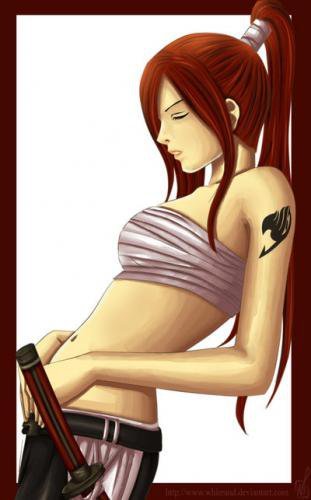 ERZA SCARLET!!!!! obviously........
she's one of the best mages at fairytail and she's smart and good- looking plus i loove her atitude!!!