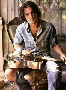  Johnny Depp because i think he's great!!!!!! <3 he's my life!! i love him so much!!!!!!!