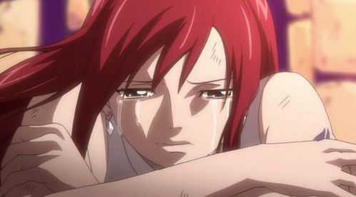 Erza crying in fairytail