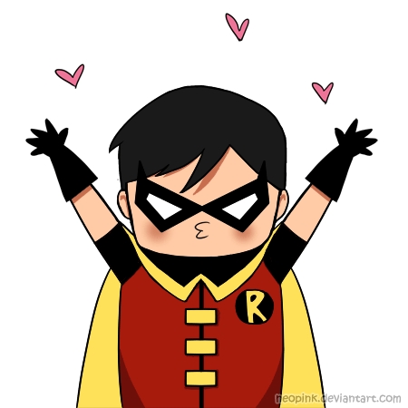 This cutei pattotie!Robin!!!!!!!!!!!!
he is sopossed to move his ands and lips)