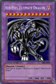  Red Eyes Ultimate Dragon. Since someone got my original blue eyes I'll post this