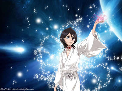  Rukia hands down. She is talented and beautiful... at least in my opinion :D She is probably my favori animé female, hence my nom d’utilisateur XD