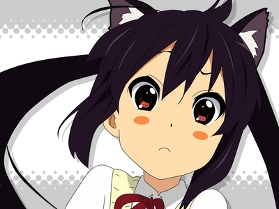  Azusa with cat ears