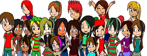 Total Drama Island Fanpop Spot Holiday Picture 2010. ANYONE and EVERYONE can join!