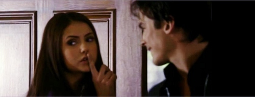 Oh, without a doubt, the bedroom scene in Under Control in season one, when it begins with Elena greeting Damon at the door, "Good, you're here." Damon says, "You ask, I come. I'm easy like that." "NO, ELENA, I WON'T GO TO YOUR BEDROOM WITH YOU!" shouts it loud enough for Jeremy to hear. She has to pull him to the stairs as he is laughing. When he opens her bedroom door, "Just like I remembered." This whole scene is filled with flirtation on Damon's part (all of it with a hint of sexual innuendo) as he flops onto her bed, opens her underwear drawer and examines a bra. I laugh so much when she has to rip it out of his hands to put it back. Then he steals a picture. Damon invades her personal 宇宙 and gets close enough to make her gulp. This whole episode is one of my お気に入り between them. I need to have もっと見る scenes between them like this in season 3.