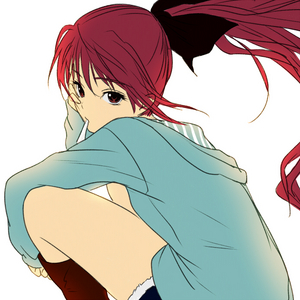  I think Kyouko Sakura would work best - she's not the tallest, and when her hair isn't in a ponytail, it's super long.