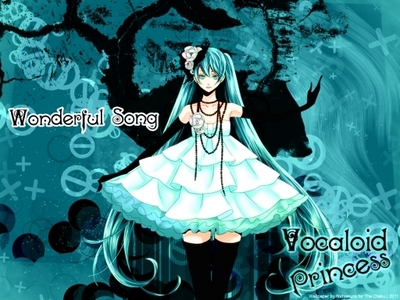 this is a wallpaper, Miku Hatsune