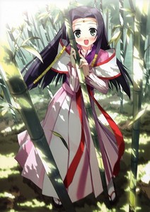  I think this counts... Kaguya from Code Geass.