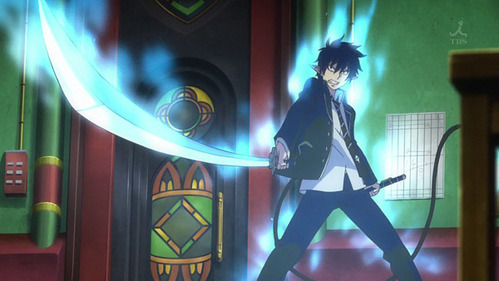  Rin with his demon-slaying blade Kurikara!!