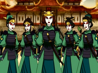 I would totally want to be best friends with Suki and the Kyoshi Warriors! I'd want for them to teach me! :D