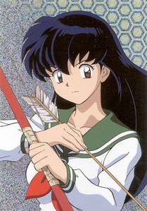  Well, my favori animé character would have to be Kagome from Inuyasha, she's just awesome! ^_^