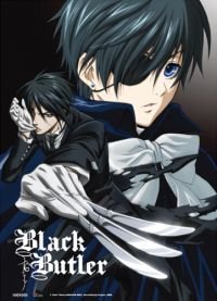  sebastian michaelis being sexy with his Knives and ciel with sebastian coz he is his weaponXD
