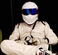  *walks down the BBC hallway for juu Gear* Me: Hello Stig, How have wewe been? Stig: Me: That's great! Well, see wewe later on the juu Gear track. Stig: The End.