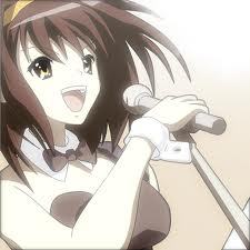  Haruhi Suzumiya bernyanyi
