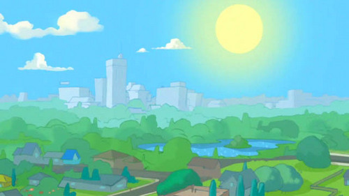  In Phineas and Ferb's "Danville". Such a peaceful and fun place...