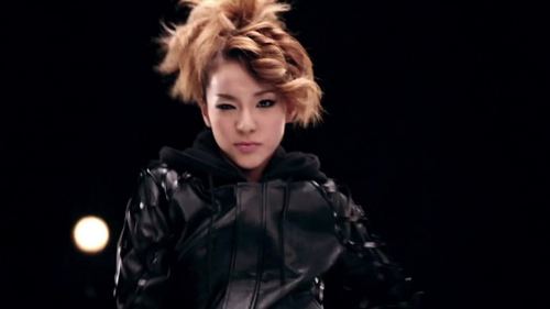  Well,it's Dara in Don't stop the music.Is it blonde,right?