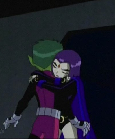  Raven, of course! She's pretty and awesome. Unlike Terra, Raven would never betray and backstab BeastBoy nor the Titans.