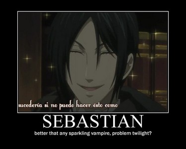  Sebastian Michealis from the one and only ऐनीमे Black Butler ! Aint he shiney ^^