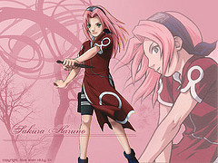  Sakura from Naruto. I can't beleive no one put her yet!