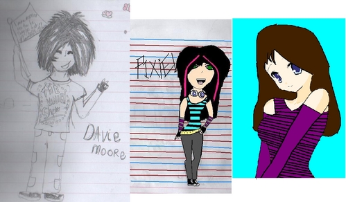  name:pixie mabbitt age: 16 personality ;tough, kind, strog, rebel, happy,different,witty, smart bio:pixie is a smart witty strong charecter born in california.she can sing really well. she is scene and lovs to skateboard. name: davie moore age: 18 personality: ランダム cool, funny, fun, scene strong,happy, witty brief bio: davie was born in new york loves botdf and skateboarding, superstitious at times. extremley witty he loves the 表示する death note name: lillyth thorne age: 16 (almost 17) personality: calm confident bubbly happy funny cool bio: her ホーム town is illons she loves to draw and is a eical painter. hates anything gory または disgusting 食 loves to listen to greenday and likes hello kitty. pchycic