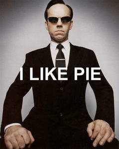  I like pie.