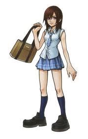 I'd like to wear Kairi's school uniform (BTW Kairi is from Kingdom Hearts a Japanese And now English video game. This particular pic is from KH2)