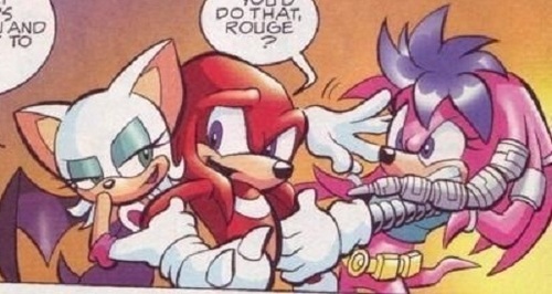  i heard there is a war going on between Knuxsu and Knuxouge (kinda like the one going on between Sonamy and Sonsal). who is better as Knuckles' soul mate?