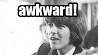  George Harrison because he was the quiet Beatle.And because he's awkward like me.