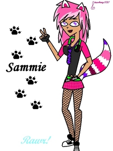  Name: sammie saden Age: 17 Bio: (cute sassy party queen) Part: patients (she has been in the hospital 17 times) Level of Sanity: 1-10 10.5 Weapon:ax shotgun ナイフ bombs XD Fear: change to a were 狼, オオカミ and bullys Pic:
