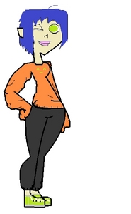  Looks like anda need lebih characters, allow me to contribute. This is my badly drawn OC, Tara. Name: Tara Age: 15 Position: The one with the peace sign Appearance: Dyed dark blue short hair, naturally black before getting dyed, has a cowlick coming out from the top. kapur, limau nipis green eyes, an oversized orange sweater with a “^_^” face on it, the sleeves go past her hands, kapur, limau nipis shoes.