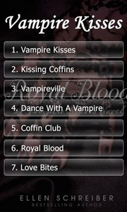the vampire kisses series by Ellen Schreiber.  