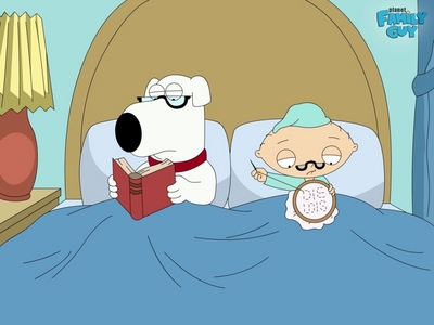  Im going to pick Brian i know stewies intellegent and perhaps is smarter than most of the family but hes only a baby.Brian has helped stewie out before now with somethings he just doesnt understand i admit Brians not built a time machine etc but hes еще clued up on life than stewie.Im not saying stewie doesnt know anything about life but not as much as Brian.