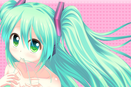  does it count I mean she does have green half way (if not I will change it) Hatsune Miku