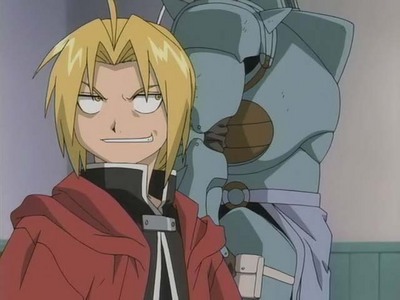 I love Edward Elric! Ikuto Tsukiyomi comes at a close second, but Edo-chan is my number one!
I'll finish with my favorite Ed quote!
'It's been a while since I've killed anyone...'*turns to side and folds arms*'I kinda miss it...'*glances at Mugiar insanely(look at pic for expression)*'...Wanna watch?'
XD
