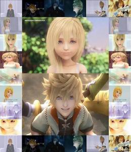 Roxas (boy) and Namine (girl) from KH2