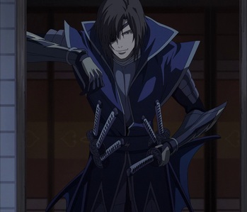  anyone in Sengoku Basara, but I went with my personal favourite: Masamune Datte!