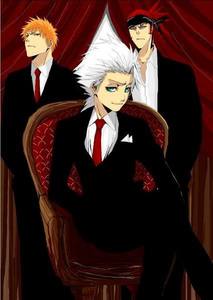  I pag-ibig my bleach boys ^3^ so yeah these 3 are my all time paborito ones toshirous my number one paborito though :D