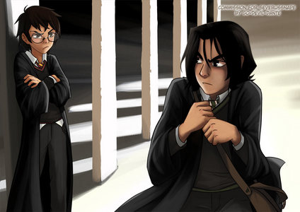 When Severus was younger do you think it was difficult for other people to approach him or to try to be friend with him??