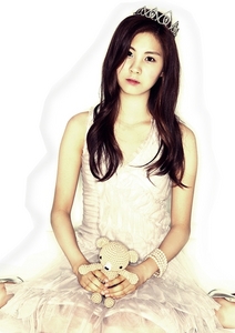  Seohyun =) in my opinion, she is the best looking when wearing wedding dress. then sica. then yoona .