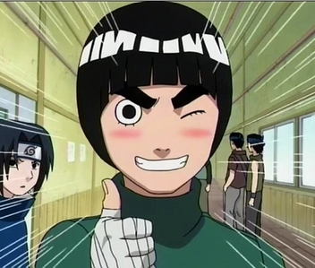  I cinta Rock Lee from naruto <3 hes so cute :D