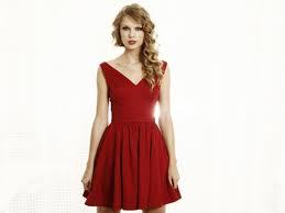 taylor swift in red