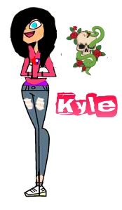  The one in the right with purple eyes Name: kyle smith (kylie is her real name) Age: 16 Pic