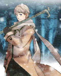  I have been targeted and labeled as my friend group's Russia (from Hetalia). He's kinda like my twin... o.o I'm pretty intimidating to others, no one really wants to make quick Friends oder Friends at all with me, I tend to scare people easily and just kick back and watched the fights as they form. I also own my own pipe.. its a rusty pipe but heck its a pipe all the same! But yeah.. Ivan's my twin.. My Belarus is my adorable kitty, Tigger. :P haha!