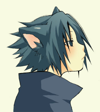Sasuke's Hairstyle is so cute >w<
