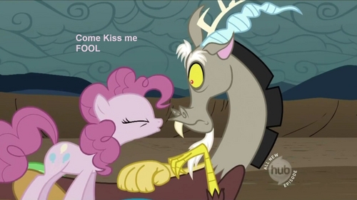 DISCORD AND PINKIE PIE!!!!! 8D