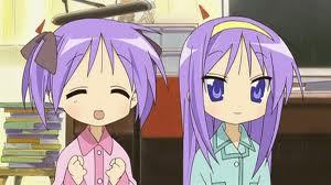  Kagami and Tsukasa from Lucky ster