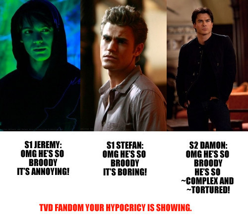 Is this accurate? Damon fans are hypocritical!