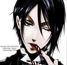  is any one know [black butler] sebastian's real form.